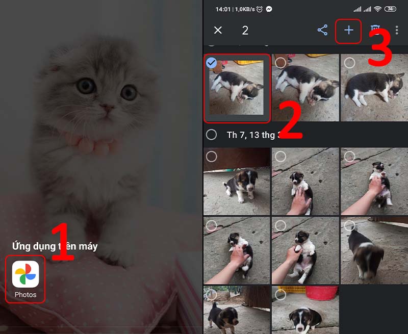 Truy cập Google Photos